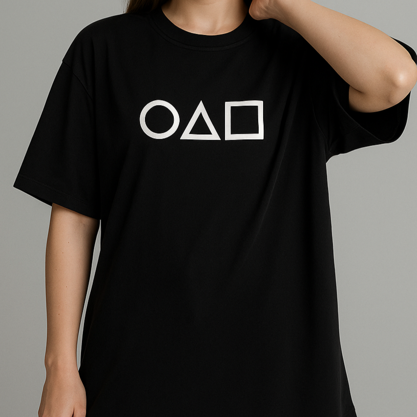 "Squid Game" Oversized Graphic Tee
