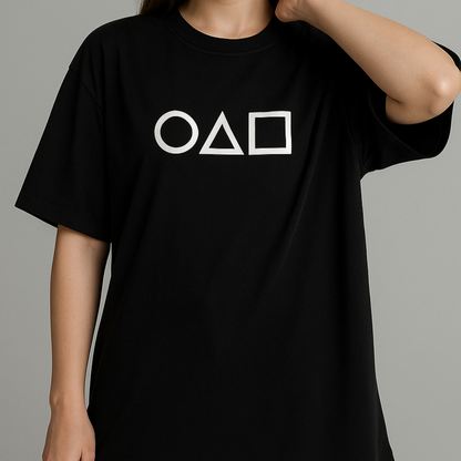 "Squid Game" Oversized Graphic Tee