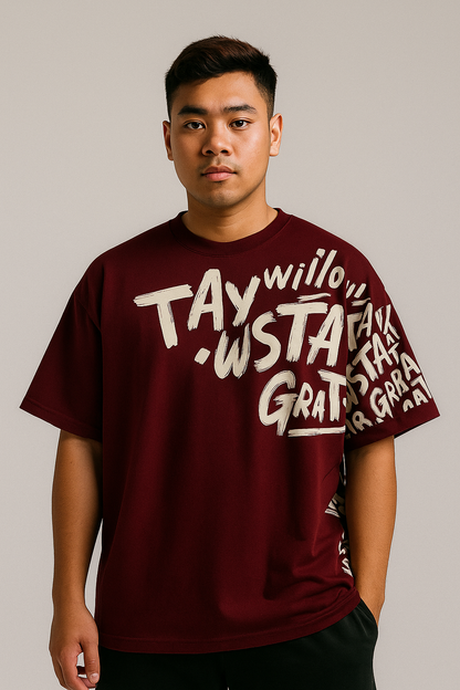 TaySta Streetwear Oversized Graphic Tee