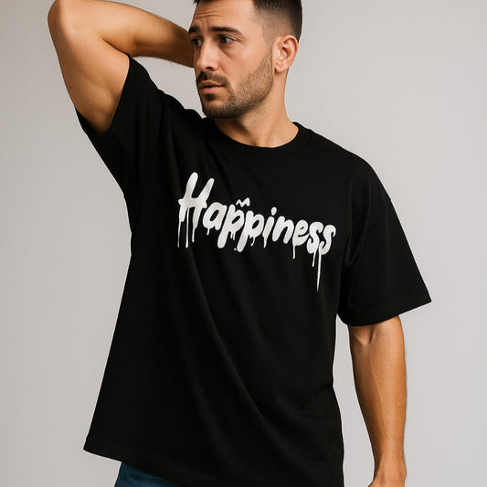 Happiness Oversized Graphic Tee
