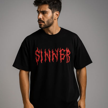 Sinner Oversized Graphic Tee